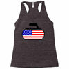 usa curling Racerback Tank