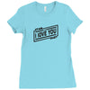 i love you stardust Ladies Fitted T-Shirt