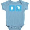 your girlfriend my girlfriend mens funny t shirt Baby Onesie