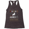 santa aries xhristmas ugly t shirts Racerback Tank