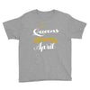 queens are born in april Youth Tee