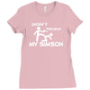 don't touch my simson  fun ddr motorrad tuning simi s51 50 fan Ladies Fitted T-Shirt
