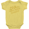 a diva Baby Bodysuit