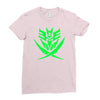 autobot and decepticon symbols Ladies Fitted T-Shirt