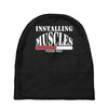 funny installing muscles, ideal gift, birthday present Baby Beanies