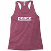 peace drum new Racerback Tank