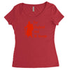 for england and st Women's Triblend Scoop T-shirt