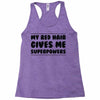 red head hair Racerback Tank