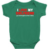 i love my girlfriend Baby Bodysuit