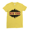 new york Ladies Fitted T-Shirt