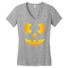 funny halloween jack o lantern kids Women's V-Neck T-Shirt