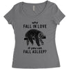 Why Fall In Love If You Can Fall Aslepp Women's Triblend Scoop T-shirt