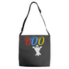 boo halloween Adjustable Strap Totes