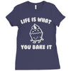 cupcake Ladies Fitted T-Shirt