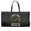 I Don't Care How Many Miles Per Gallon Weekender Totes