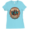 ghost pirate grog Ladies Fitted T-Shirt