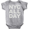 nyc all day Baby Onesie