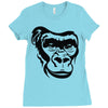 monkey face Ladies Fitted T-Shirt