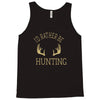 i'd rather be hunting deer antlers ammo hunt gear merica cool Tank Top