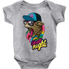 up all night cat Baby Bodysuit