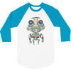 grumpy robot 3/4 Sleeve Shirt