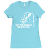 may the brakes be with you Ladies Fitted T-Shirt
