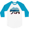 wild bear 3/4 Sleeve Shirt