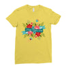 happy mother Ladies Fitted T-Shirt