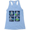 saving the world, one small step at a time Racerback Tank