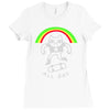 all day Ladies Fitted T-Shirt