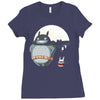 totoro super hero Ladies Fitted T-Shirt