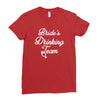 bride's drinking team diamond ring bachelorette Ladies Fitted T-Shirt