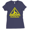 vorsicht zuchtbulle funny Ladies Fitted T-Shirt