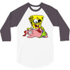 zombie spongebob 3/4 Sleeve Shirt