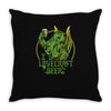 i lovecraft beer Throw Pillow