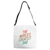 The Worlds Greatest Dad Adjustable Strap Totes