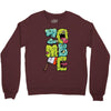 zombie font Crewneck Sweatshirt