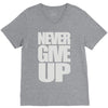 never give up (2) V-Neck Tee