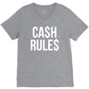 ca$h rule$ V-Neck Tee