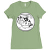 cat fish Ladies Fitted T-Shirt