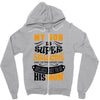 My Son Is Super Awesome His Mom Zipper Hoodie