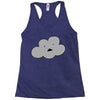 cloud say huh Racerback Tank