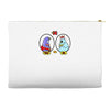 eggplant wizard and king hippo Accessory Pouches