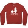 android robot spoof Crewneck Sweatshirt