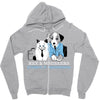 rex and whiskers attorneys Zipper Hoodie
