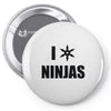 i heart ninjas Pin-back button