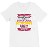 i never dreamed i'd grow up to be a super cool motocross mom but here V-Neck Tee