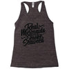 real mermaids smoke seaweed Racerback Tank