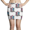 monster high color shield Mini Skirts