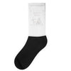 christmas funny dog &amp; snowman Socks